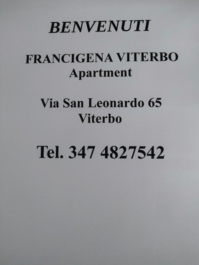 Francigena Viterbo Apartment Con Parcheggio Gratuito A Soli 2 Minuti Exterior foto